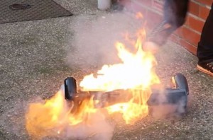 Hoverboards fire