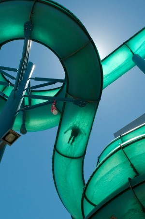 Waterslide Silhouette
