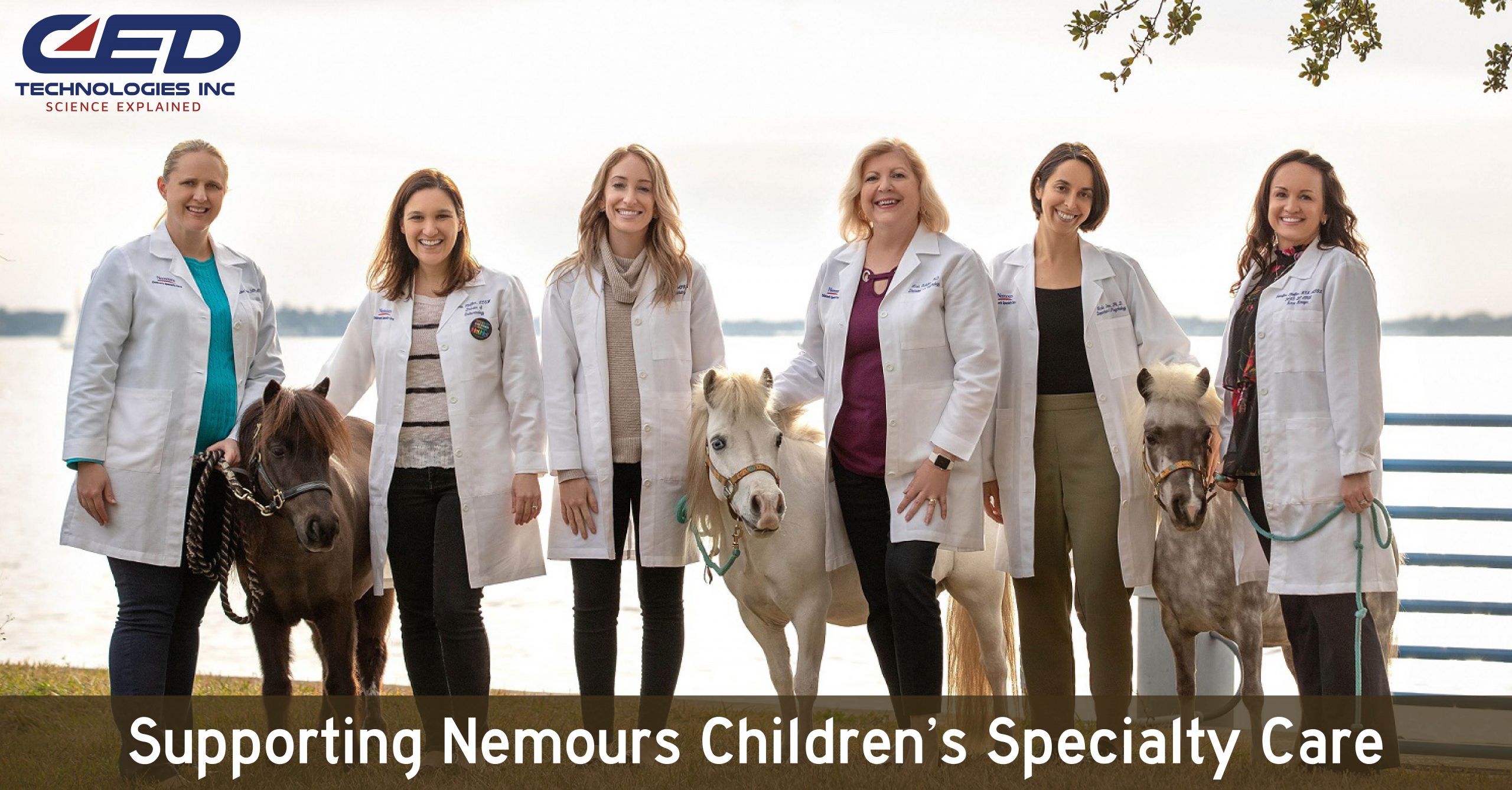 CED Supports Nemours Children’s Mental Health and Animal Assisted Therapy Program