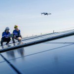 Roof Inspection with Drone Pic
